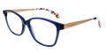 Christian Lacroix CL 1099 Blue/Gold (633) Eyeglasses - Color Image