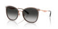 Coach HC7170 Rose Gold-Dark Grey / Grey Gradient (94543C) Sunglasses - Color Image