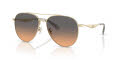 Coach HC7169 Shiny Light Gold (900518) Sunglasses - Color Image