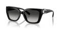 Coach HC8408U Black / Grey Gradient (50023C) Sunglasses - Color Image