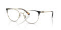 Coach HC5148 Shiny Light Gold / Black (9396) Eyeglasses - Color Image