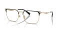 Coach HC5178 Satin Light Gold/Black (9396) Eyeglasses - Color Image