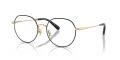 Coach HC5180TD Shiny Light Gold / Black (9430) Eyeglasses - Color Image