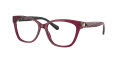 Coach HC6120 Transparent-Ruby (5604) Eyeglasses - Color Image