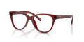 Coach HC6202F Transparent Red (5713) Eyeglasses - Color Image