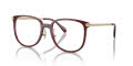 Coach HC6241D Transparent Burgundy (5824) Eyeglasses - Color Image