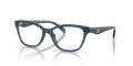 Coach HC6243U Transparent Blue (5846) Eyeglasses - Color Image