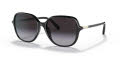 Coach HC8344U Black/Grey Gradient (50028G) Sunglasses - Color Image