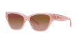 Coach HC8370F Milky Pink/Transparent Pink / Brown Gradient Lens (574313) Sunglasses - Color Image