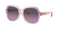 Coach HC8395U Amethyst-Pink-Gradient / Purple-Gradient (581390) Sunglasses - Color Image