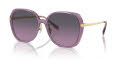 Coach HC8403D Transparent Purple/Grey Purple Gradient (582590) Sunglasses - Color Image