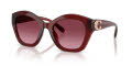 Coach HC8421U Milky Burgundy/Burgundy Gradient (58708H) Sunglasses - Color Image