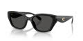 Coach HC8434U Black/Grey Solid (500287) Sunglasses - Color Image