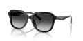 Coach HC8437F Black/Grey Gradient (50023C) Sunglasses - Color Image