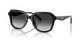 Coach HC8437U Black/Grey Gradient (50023C) Sunglasses - Color Image