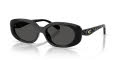 Coach HC8443D Black/Grey Solid (500287) Sunglasses - Color Image