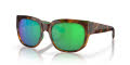 Costa Waterwoman Shiny Palm Tortoise/Green Mirror (901909) Sunglasses - Color Image