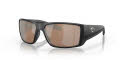 Costa Blackfin Pro Matte Black / Copper with Silver Mirror 580G LightWAVE Polarized Glass (06S9078 907803) Sunglasses - Color Image