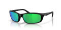 Costa Brine II Matte Black/Green Mirror (913403) Sunglasses - Color Image
