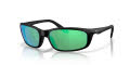 Costa Brine II Matte Black/Green Mirror (913406) Sunglasses - Color Image