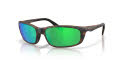 Costa Brine II Matte Tortoise/Green Mirror (913408) Sunglasses - Color Image
