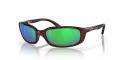 Costa C-Mates Bifocal Readers Brine Readers +1.50 power - Tortoise / Green Mirror 580P Polarized Polycarbonate (BR-10-OGMP-1.50) Sunglasses - Color Image