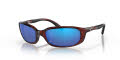 Costa Brine Tortoise / Blue Mirror 580G LightWAVE Polarized Glass (BR-10-OBMGLP) Sunglasses - Color Image