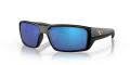 Costa Fantail Pro Matte Black / Blue Mirror 580G LightWAVE Polarized Glass (06S9079 907901) Sunglasses - Color Image