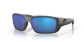 Costa Fantail Pro Matte Gray/Blue Mirror (907909) Sunglasses - Color Image
