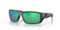 Costa Fantail Pro Matte Gray / Green Mirror 580G LightWAVE Polarized Glass (06S9079 907910) Sunglasses - Color Image