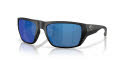 Costa Finlet Matte Black / Blue Mirror (911807) Sunglasses - Color Image