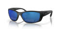 Costa C-Mates Bifocal Readers Fisch +2.50 power - Matte Black / Blue Mirror 580P Polarized Polycarbonate  (FS-11-OBMP-2.50) Sunglasses - Color Image