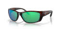 Costa Fisch Tortoise / Green Mirror 580G LightWAVE Polarized Glass (FS-10-OGMGLP) Sunglasses - Color Image