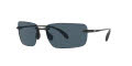 Costa Gulf Shore Shiny Black / Gray 580P Polarized Polycarbonate (GSH-11-OGP) Sunglasses - Color Image