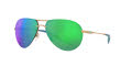 Costa Helo Matte Champagne-Deep Blue-Turquoise / Green Mirror 580P Polarized Polycarbonate (HLO-243-OGMP) Sunglasses - Color Image
