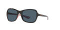 Costa Kare Shiny Black Hibiscus / Gray 580P Polarized Polycarbonate (KAR-132-OGP) Sunglasses - Color Image