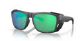 Costa King Tide 6 Black Pearl / Green Mirror (911202) Sunglasses - Color Image