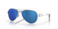 Costa Loreto Palladium-White / Blue Mirror 580P Polarized Polycarbonate (LR-21-OBMP) Sunglasses - Color Image