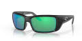 Costa Permit Matte Black/Green Mirror (902220) Sunglasses - Color Image