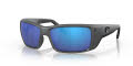 Costa Permit Matte Gray / Blue Mirror 580G LightWAVE Polarized Glass (PT-98-OBMGLP) Sunglasses - Color Image