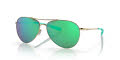 Costa Piper Shiny Gold / Green Mirror 580G LightWAVE Polarized Glass (PIP-126-OGMGLP) Sunglasses - Color Image