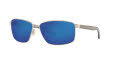 Costa Ponce - Del Mar Collection Silver/Blue Mirror (400818) Sunglasses - Color Image