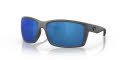 Costa Reefton Matte Gray / Blue Mirror 580P Polarized Polycarbonate (RFT-98-OBMP) Sunglasses - Color Image