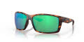 Costa Reefton Matte Retro Tortoise / Green Mirror 580G LightWAVE Polarized Glass (RFT-66-OGMGLP) Sunglasses - Color Image