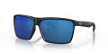 Costa Rincon Matte Black / Blue Mirror 580P Polarized Polycarbonate (06S9018 90183763) Sunglasses - Color Image