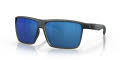 Costa Rincon Matte Smoke Crystal / Blue Mirror 580P Polarized Polycarbonate (RIN-156-OBMP) Sunglasses - Color Image