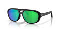 Costa Street Heat Matte Black/Green Mirror (913302) Sunglasses - Color Image