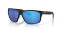 Costa Trades Matte Black/Blue Mirror (912802) Sunglasses - Color Image