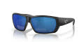 Costa C-Mates Bifocal Readers Tuna Alley +2.00 power - Matte Black / Blue Mirror 580P Polarized Polycarbonate  (TA-11-OBMP-2.00) Sunglasses - Color Image