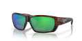 Costa C-Mates Bifocal Readers Tuna Alley +2.00 power - Tortoise / Green Mirror 580P Polarized Polycarbonate (TA-10-OGMP-2.00) Sunglasses - Color Image
